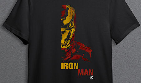 BUMETA Iron Man Demir Adam Unisex Tişört T-Shirt