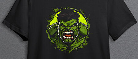 BUMETA The Hulk Yeşil Dev Adam Unisex Tişört T-Shirt BMT3008S