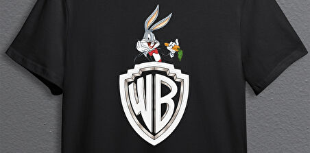 BUMETA Bugs Bunny Çizgi Film Unisex Tişört T-Shirt