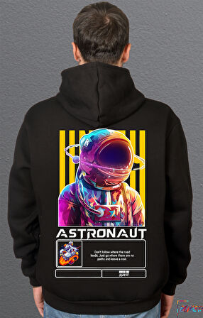 Bumeta Astronot Astronaut Sweatshirt Unisex Kapüşonlu Hoodie