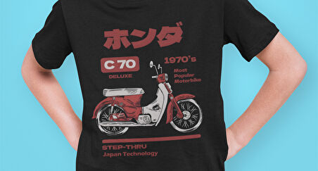 BUMETA KORE C70 1970 Most Popular Motorbike Motorsiklet Çocuk Tişört T-shirt