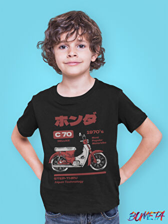BUMETA KORE C70 1970 Most Popular Motorbike Motorsiklet Çocuk Tişört T-shirt