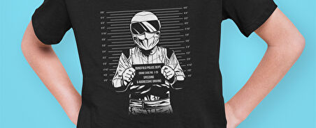 Bumeta Dunsfold Polis Departmanı Suçlu Çocuk Tişört T-shirt