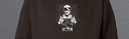 Bumeta Dunsfold Polis Departmanı Suçlu Sweatshirt Unisex Kapüşonlu Hoodie