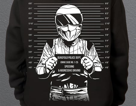 Bumeta Dunsfold Polis Departmanı Suçlu Sweatshirt Unisex Kapüşonlu Hoodie