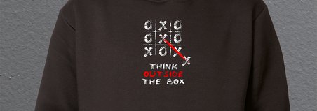 Bumeta xox Kalıpların Dışına Çık Sweatshirt Unisex Kapüşonlu Hoodie