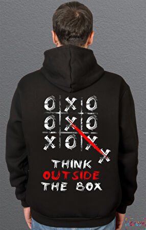 Bumeta xox Kalıpların Dışına Çık Sweatshirt Unisex Kapüşonlu Hoodie