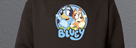 Bumeta Bluey Bandit Heeler Chilli Heeler Sweatshirt Unisex Kapüşonlu Hoodie