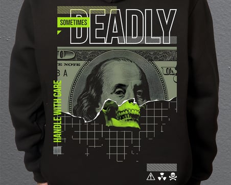 Bumeta Handle With Gare Para Cash Sweatshirt Unisex Kapüşonlu Hoodie