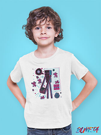 Bumeta Minecraft Enderman Karakter Oyun Game Çocuk Tişört T-shirt