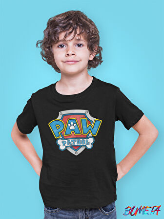 Bumeta Paw Petrol Patrol Logo Çizgi Film Dizi Çocuk Tişört T-shirt