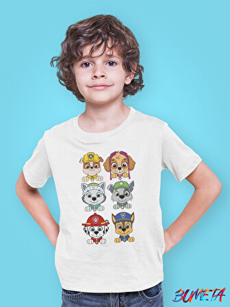 Bumeta Paw Petrol Patrol All Karakter Characters Çocuk Tişört T-shirt