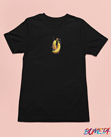 Bumeta Muzlar Minimal Meyve Unisex Tişört T-Shirt