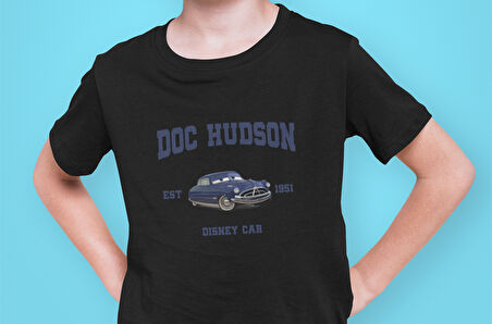 Bumeta Doc Hudson Arabalar Cars Şimşek McQeen Çocuk Tişört T-shirt