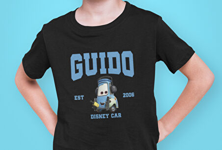Bumeta Guido Arabalar Cars Şimşek McQeen Çocuk Tişört T-shirt