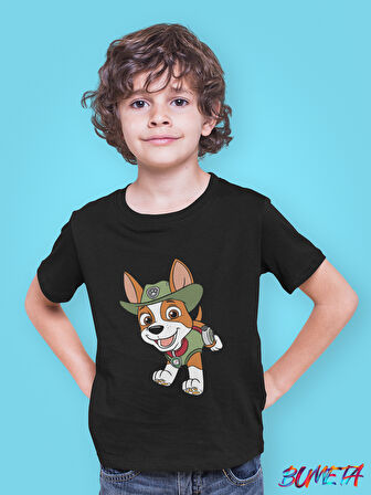 Bumeta Cesur İzci Tracker Paw Patrol Çocuk Tişört T-shirt