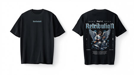 Bumeta Angel of Retribution Oversize Unisex Tişört T-Shirt