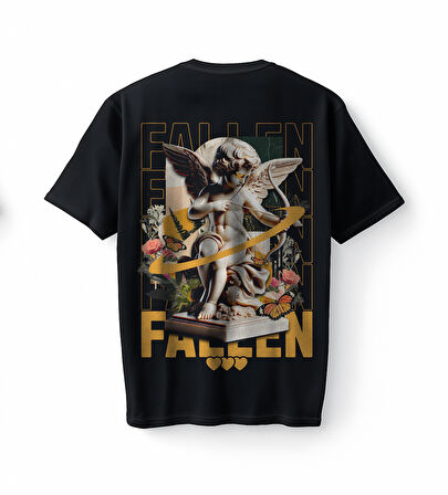 Bumeta Fallen Angel Oversize Unisex Tişört T-Shirt