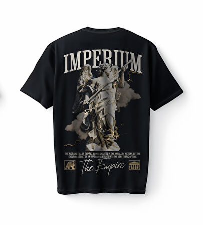 Bumeta Imperium Graphic Streetwear Oversize Unisex Tişört T-Shirt