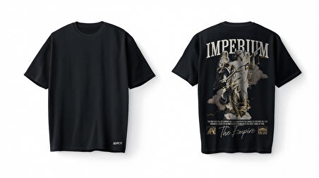 Bumeta Imperium Graphic Streetwear Oversize Unisex Tişört T-Shirt