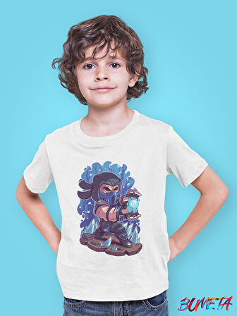 Bumeta Anime Subzero Game Ateri Chibi Çizgi Film Dizi Çocuk Tişört T-shirt