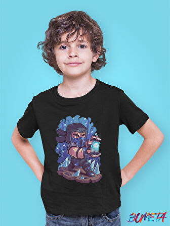 Bumeta Anime Subzero Game Ateri Chibi Çizgi Film Dizi Çocuk Tişört T-shirt