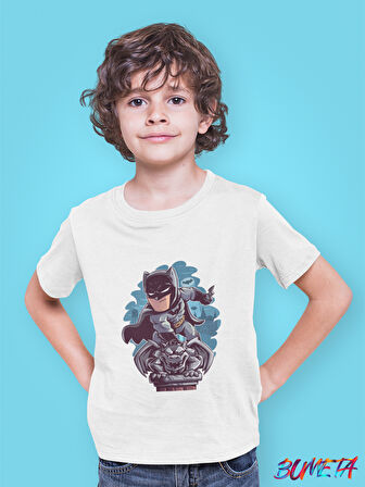 Bumeta Batman Chibi Çizgi Film Dizi Çocuk Tişört T-shirt