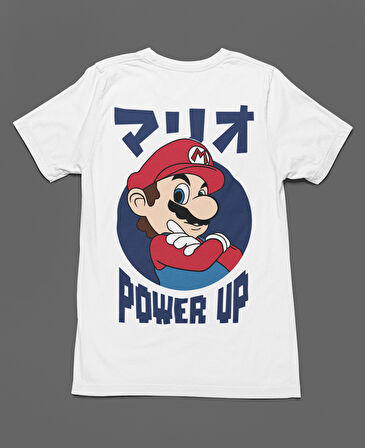 Bumeta Mario Power Up Unisex Tişört T-Shirt