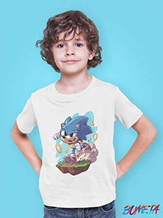Bumeta Sonic Chibi Game Çocuk Tişört T-shirt