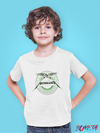 Bumeta Metallica Rock Metal Çocuk Tişört T-shirt