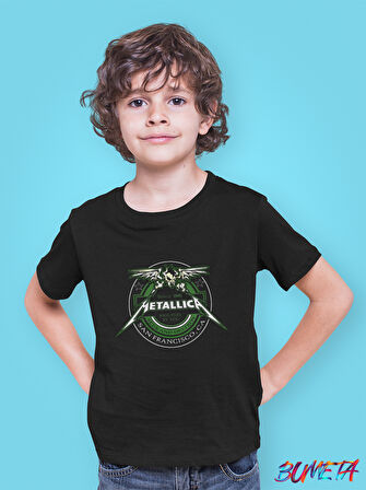 Bumeta Metallica Rock Metal Çocuk Tişört T-shirt