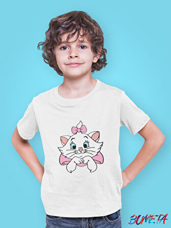 Bumeta The Aristocats Marie Sevimli Kedi Çocuk Tişört T-shirt