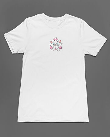Bumeta The Aristocats Marie Sevimli Kedi Unisex Tişört T-Shirt