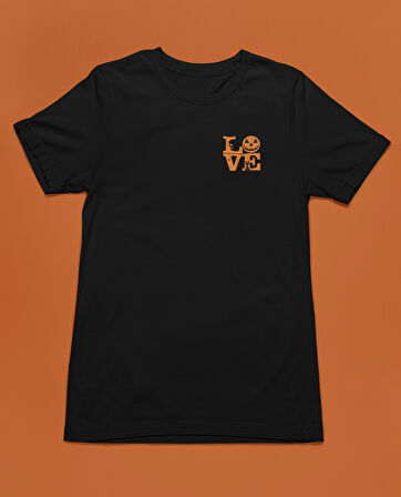 Bumeta Halloween Love Cadılar Bayramı Unisex Tişört T-Shirt