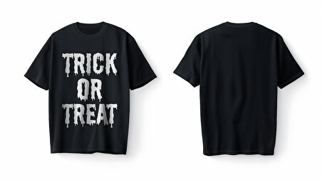 Bumeta Trick Or Treat Oversize Unisex Tişört T-Shirt