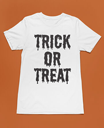 Bumeta Trick Or Treat Unisex Tişört T-Shirt