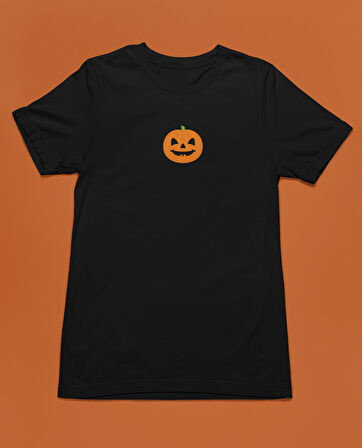 Bumeta Halloween Pumpkin Face Bal Kabağı Unisex Tişört T-Shirt