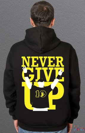 Bumeta John Cena Never Give Up Sporcu American Güreşi Sweetshirt Unisex Kapüşonlu Hoodie