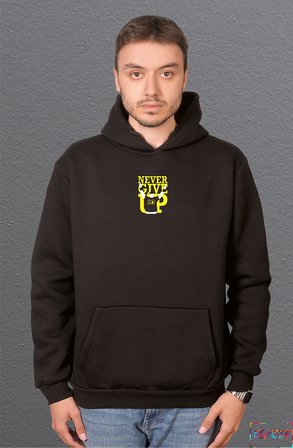 Bumeta John Cena Never Give Up Sporcu American Güreşi Sweetshirt Unisex Kapüşonlu Hoodie