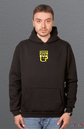 Bumeta John Cena Never Give Up Sporcu American Güreşi Sweetshirt Unisex Kapüşonlu Hoodie