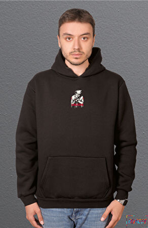 Bumeta Naruto Kakashi Red Anime Sweatshirt Unisex Kapüşonlu Hoodie