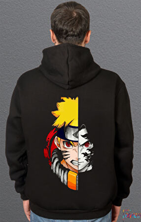 Bumeta Naruto Kakashi Anime Face Japanese Korea Sweatshirt Unisex Kapüşonlu Hoodie