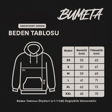 Bumeta Pantera Skull Kuru Kafa Heavy Metal Baskılı Sweatshirt Unisex Kapüşonlu Hoodie