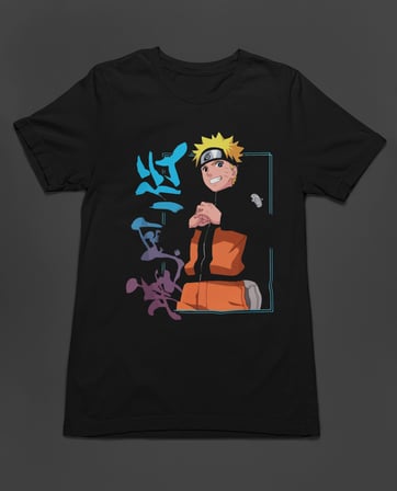 Bumeta Naruto Kakashi Anime Japanese Japan Ninja Stil Korea Dizi Unisex Tişört T-Shirt