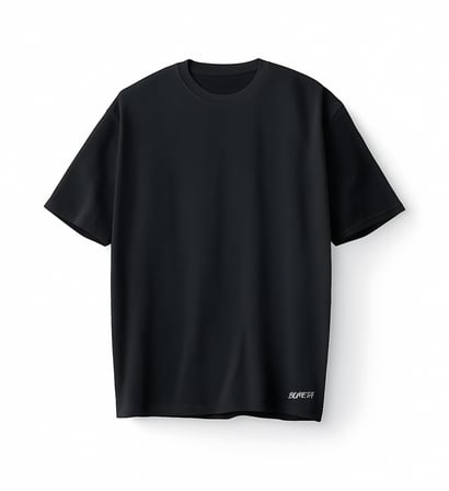 Bumeta Japon Ejderhası Baskılı Oversize Unisex Tişört T-Shirt