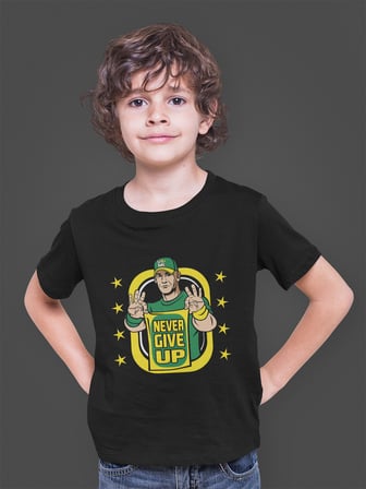 Bumeta John Cena Never Give Up American Güreşi Çocuk Tişört T-shirt