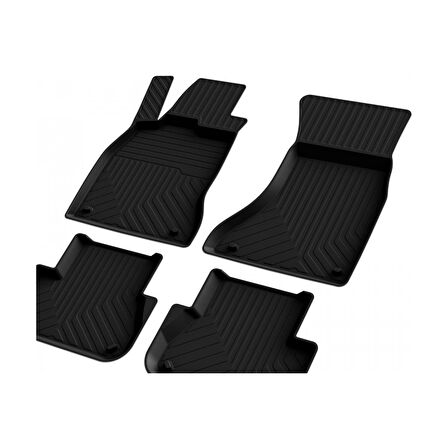 Audi A4 (B9) 2008-2016 4d Havuzlu Kauçuk Paspas Bmy