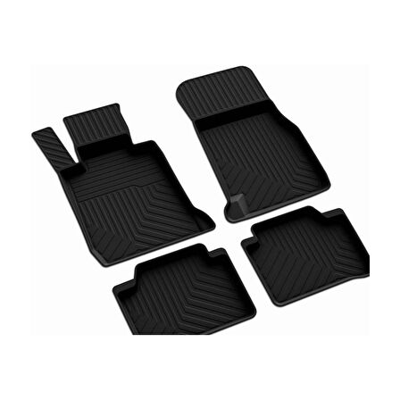 Bmw 5 Serisi E60 2004-2010 4d Havuzlu Kauçuk Paspas Bmy