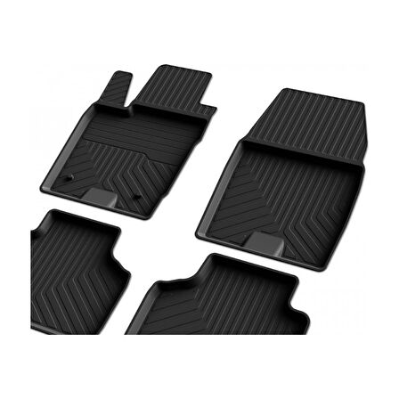 Ford Courier 2014-2023 4d Havuzlu Kauçuk Paspas Bmy