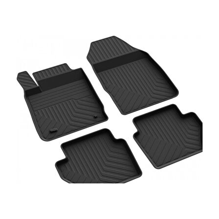 Ford Fiesta 7 2008-2015 4d Havuzlu Kauçuk Paspas Bmy